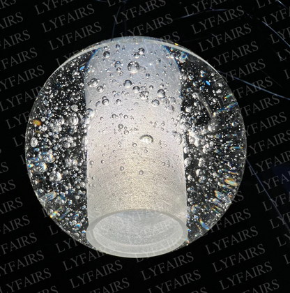 Oversized Nordic Art Round Air Bubbles Pendant Chandelier for Stairs/Spiral Staircase/Hotel Lobby