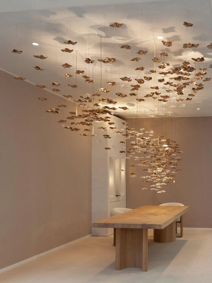 Modern Floating Starfish Glass Chandelier for High Ceiling /Hotel/Restaurant