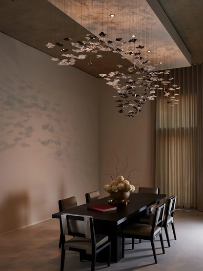 Modern Floating Starfish Glass Chandelier for High Ceiling /Hotel/Restaurant