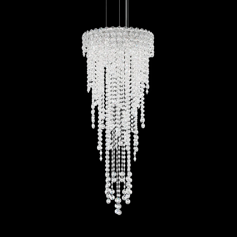 Modern Waterfall Crystal Tassel Pendant