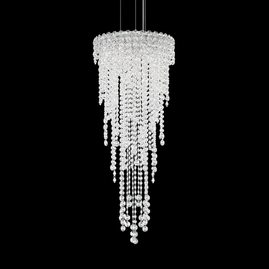 Modern Waterfall Crystal Tassel Pendant