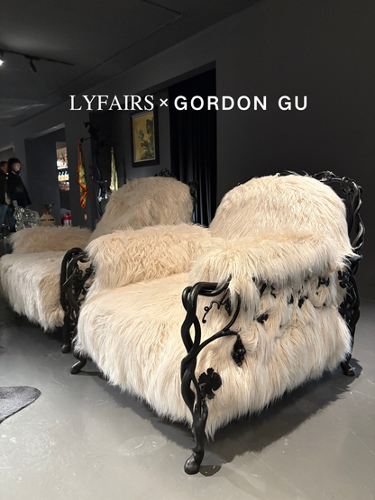 LYFAIRS x GORDON GU BODEGA Single Sofa (Leather Carving Version)