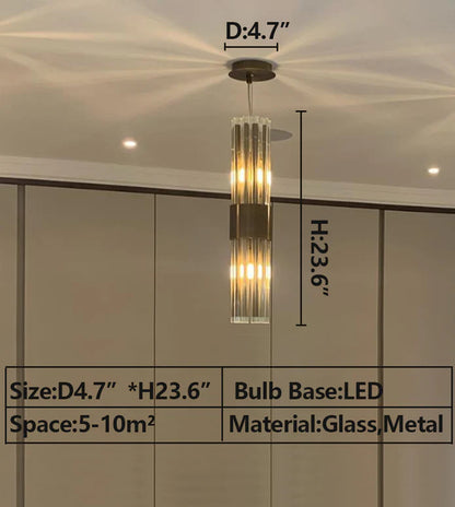 Lucian Tubes Rectangel Chandelier
