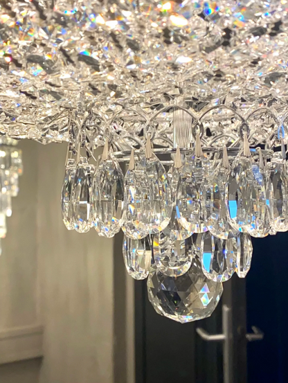 Luxury Bell-Form Crystal Chandelier