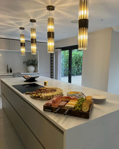 Lucian Tubes Rectangel Chandelier