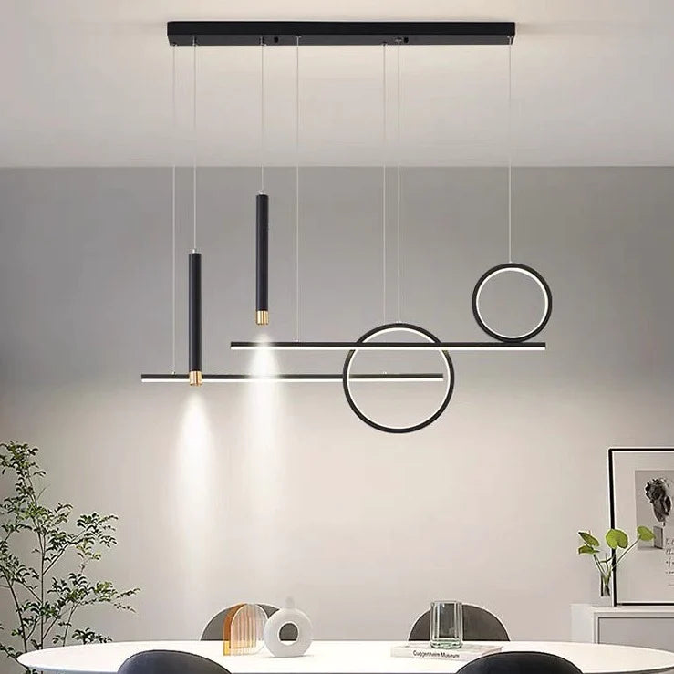 Modern Minimalist LED Light Fixture for Dining Room/Cafe/Kitchen Island
