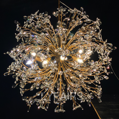 Lampadario Art Design Crystal Florals per soggiorno/camera da letto/sala da pranzo/isola della cucina