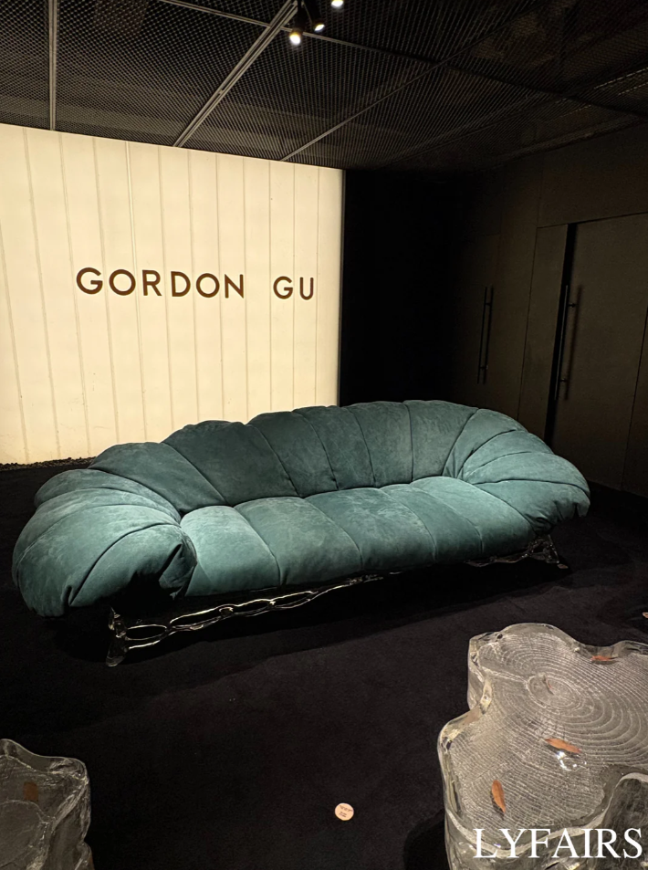 LYFAIRS x GORDON GU BODEGA Grape Leaf Sofa