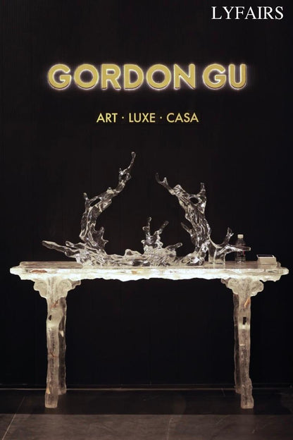 LYFAIRS x GORDON GU Cloud Scroll Console Table
