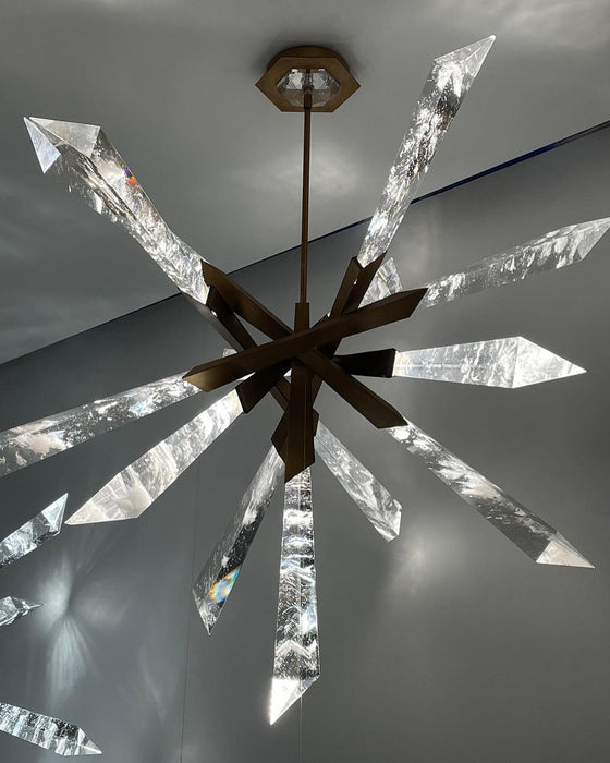 Lampadario di cristallo di lusso Sputnik per soggiorno/sala da pranzo/camera da letto 