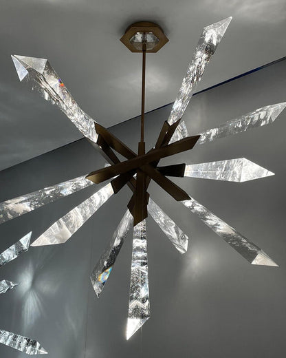 Lampadario di cristallo di lusso Sputnik per soggiorno/sala da pranzo/camera da letto 