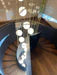 Modern Floating Acrylic Balls Chandelier for Staircase/Foyer/Entryway/Living Room