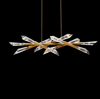Lampadario di cristallo di lusso Sputnik per soggiorno/sala da pranzo/camera da letto 