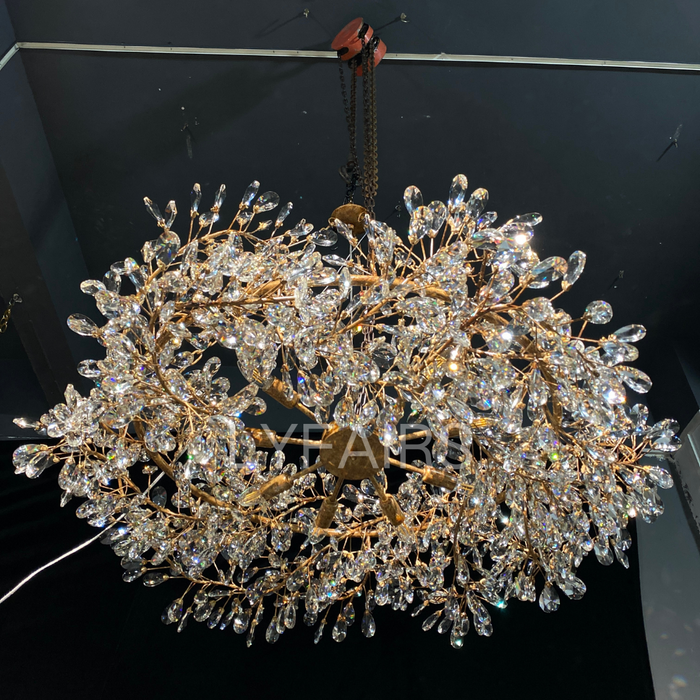 Lampadario Art Design Crystal Florals per soggiorno/camera da letto/sala da pranzo/isola della cucina