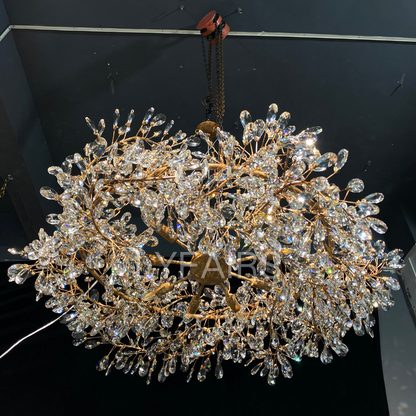 Lampadario Art Design Crystal Florals per soggiorno/camera da letto/sala da pranzo/isola della cucina
