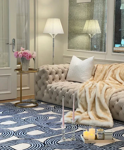 Lampada da terra di lusso con paralume vintage Laurel Premium