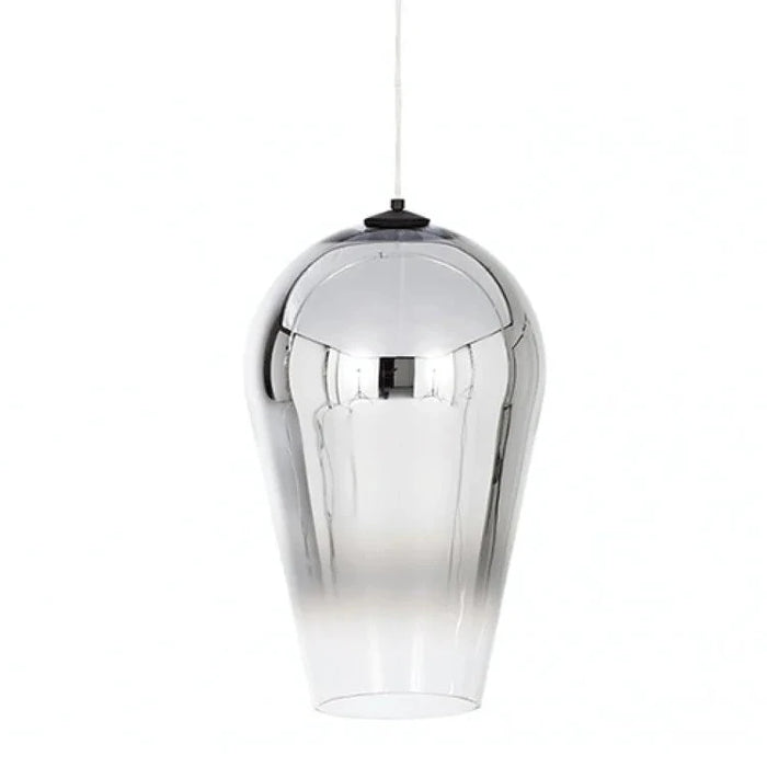 Contemporary Faded Metallic Glass Pendant Light