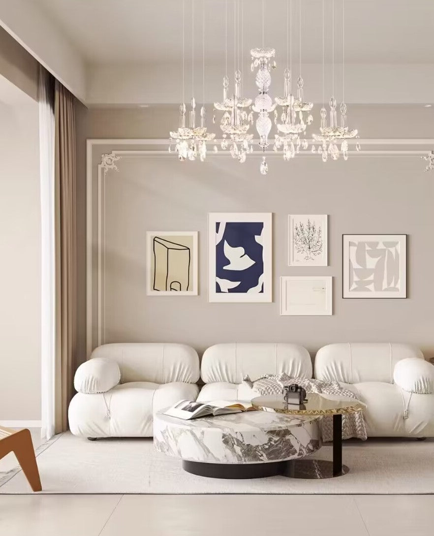 French Light Luxury Crystal Chandelier For Living Room, Dining Room, Bedroom