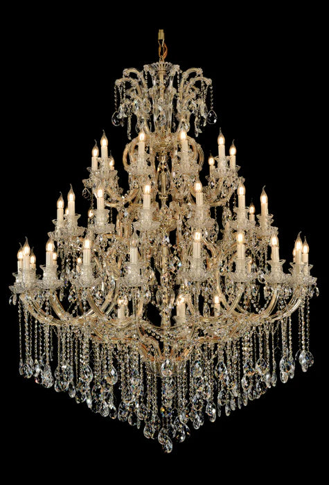 Lustre en cristal extra large à plusieurs niveaux pour hôtel/restaurant