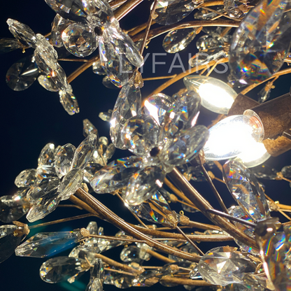 Lampadario Art Design Crystal Florals per soggiorno/camera da letto/sala da pranzo/isola della cucina