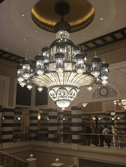 Arabian Nights Palace‑Style Sculptural Maximalist Crystal Lantern Chandelier