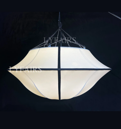 CSA-certified Vintage French Style Cream White Umbrella Chandelier