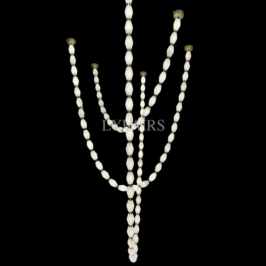 Modern Necklace Alabaster Cluster Chandelier