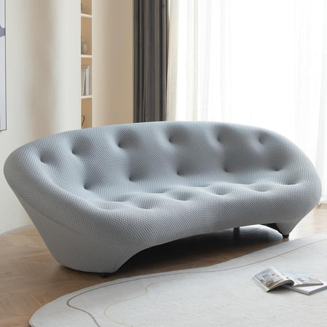 3/4 Seater Seashell Shaped Sofa with 3D Textile Material