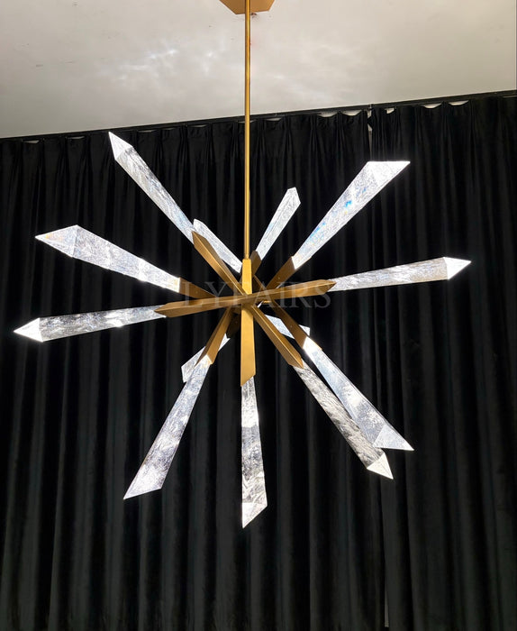 Lampadario di cristallo di lusso Sputnik per soggiorno/sala da pranzo/camera da letto 