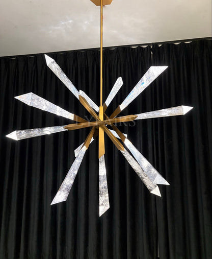 Lampadario di cristallo di lusso Sputnik per soggiorno/sala da pranzo/camera da letto 