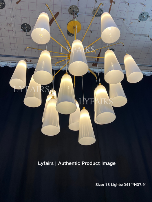 Lampadario vintage con paralume a cono in fiore per soggiorno/sala da pranzo/isola cucina