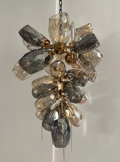 Modern Wine Glass Shape Chandelier Italian Light Luxury  Light Fixture for Ding/ Living Room/ Duplex/ Villa/ Restaurant
