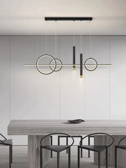 Modern Minimalist LED Light Fixture for Dining Room/Cafe/Kitchen Island
