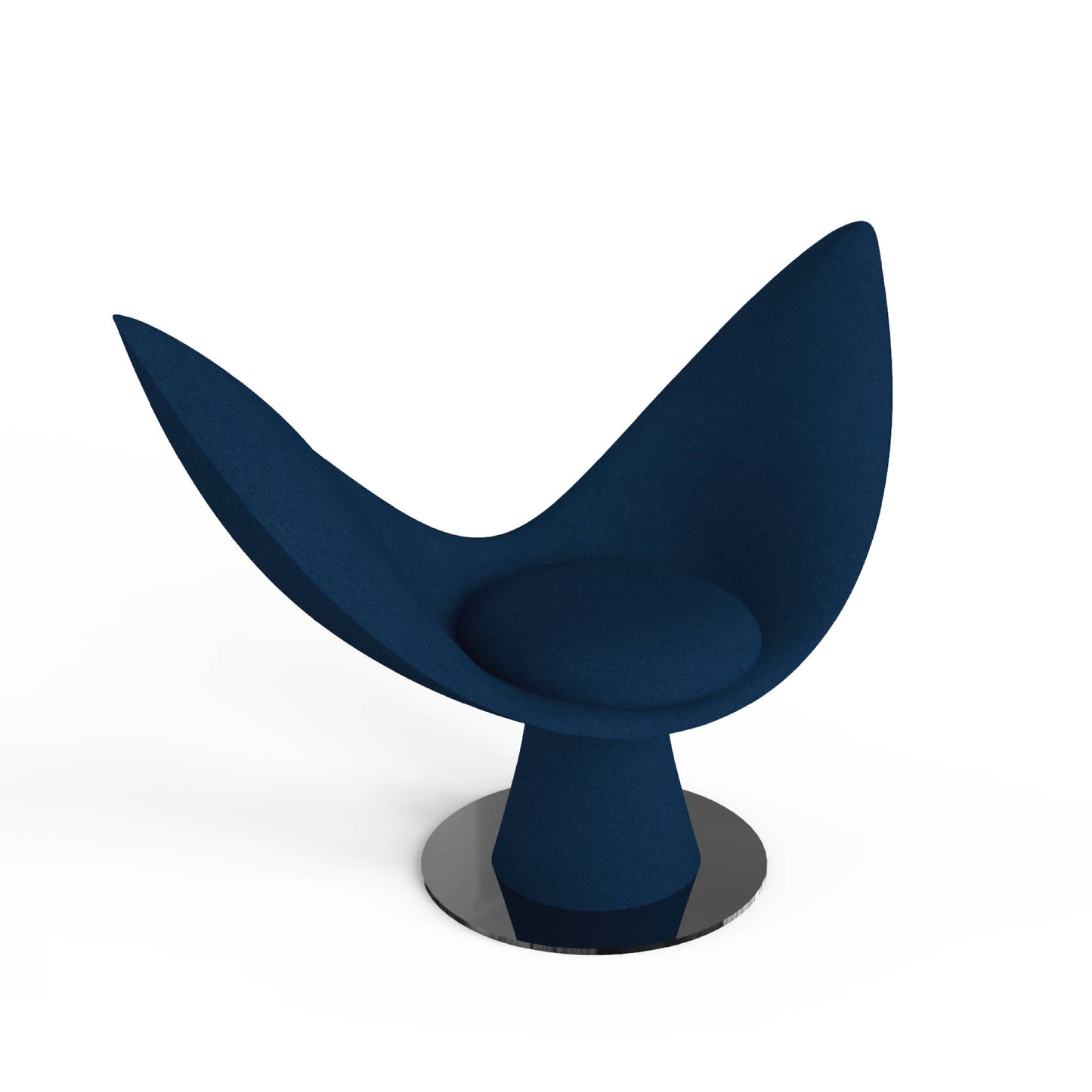 Modern Artistic Whale‑Breach Sculptural Accent Chair