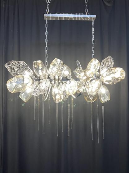 Modern Wine Glass Shape Chandelier Italian Light Luxury  Light Fixture for Ding/ Living Room/ Duplex/ Villa/ Restaurant