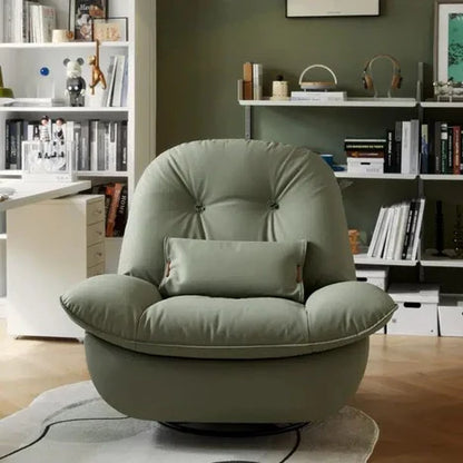 Smart Recliner Swivel With Voice Control Bluetooth USB Phone Holder Sofa Chair
