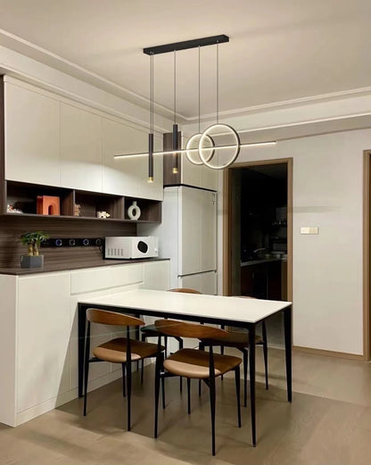 Modern Minimalist LED Light Fixture for Dining Room/Cafe/Kitchen Island