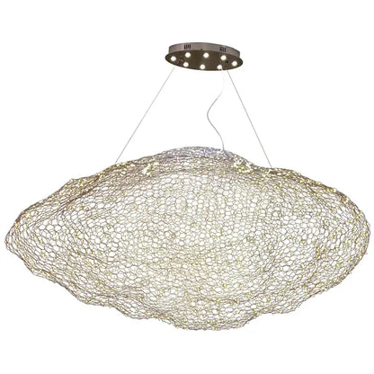Moderna lampada a sospensione a forma di nuvola galleggiante