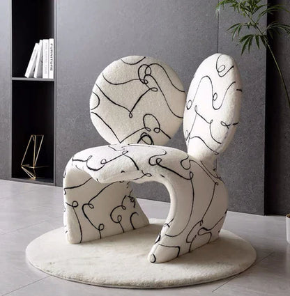 Creative Irregular Teddy Fleece Sofa Chair