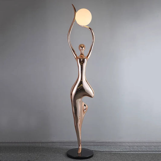 Tree Pose Yoga Floor Lamp