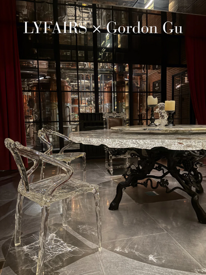 LYFAIRS x GORDON GU Dripping Water Chair (Transparent)