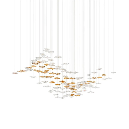 Modern Floating Starfish Glass Chandelier for High Ceiling /Hotel/Restaurant