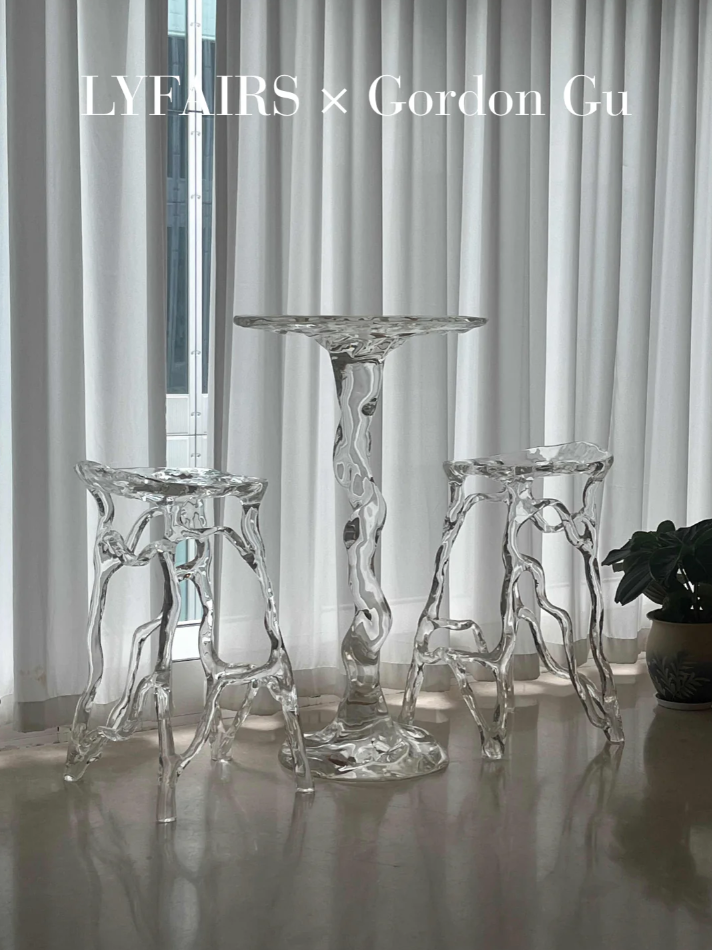 LYFAIRS x GORDON GU Vortex Round Bar Table