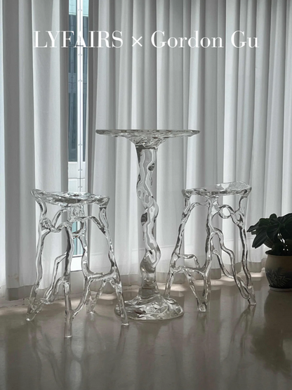 LYFAIRS x GORDON GU Vortex Round Bar Table