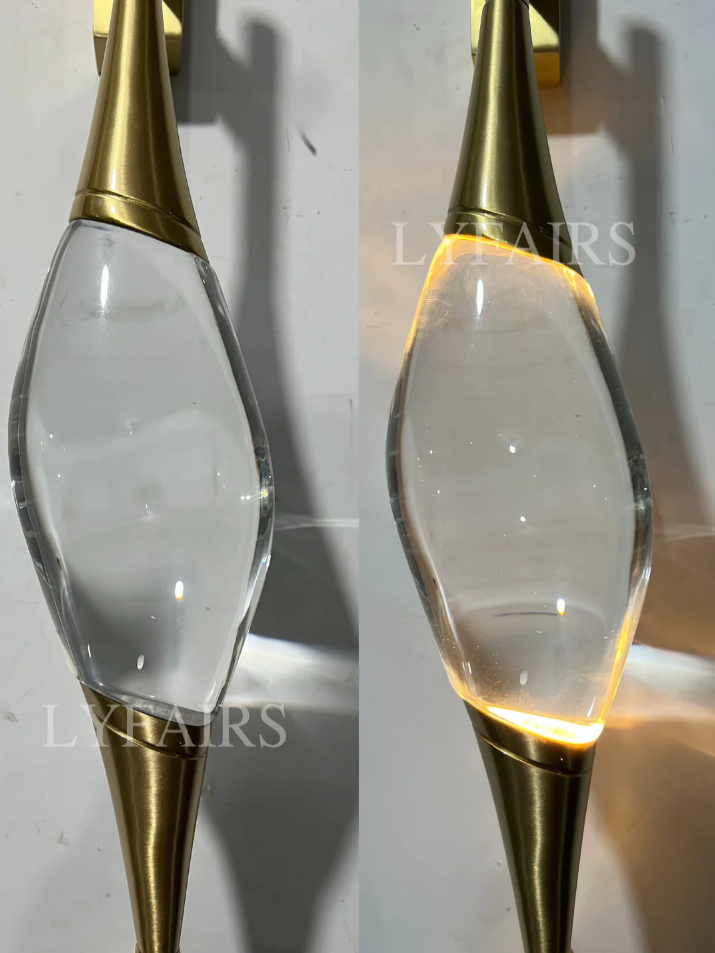 CSA-certified Modern Stick Crystal Wall Lamp