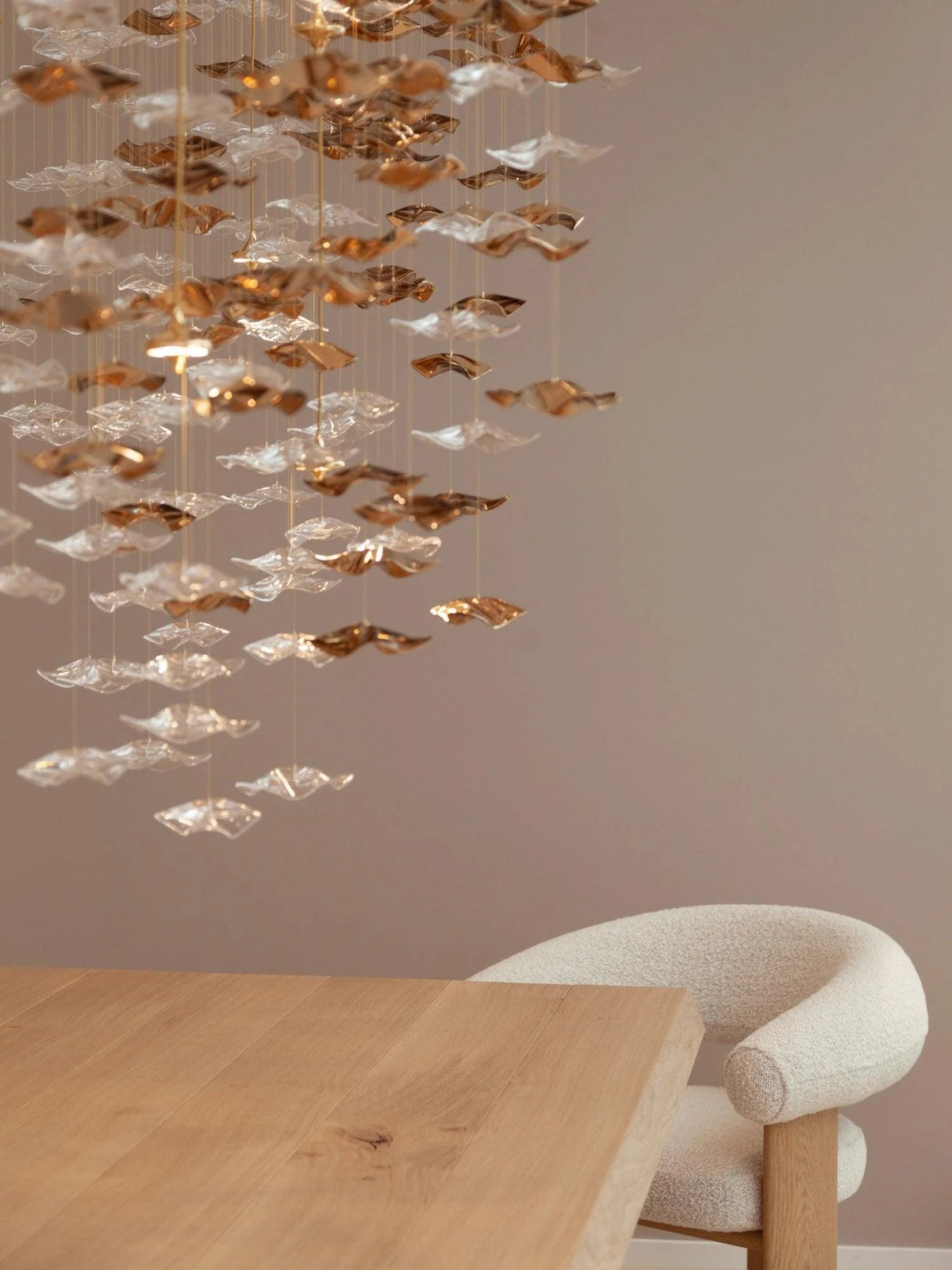 Modern Floating Starfish Glass Chandelier for High Ceiling /Hotel/Restaurant