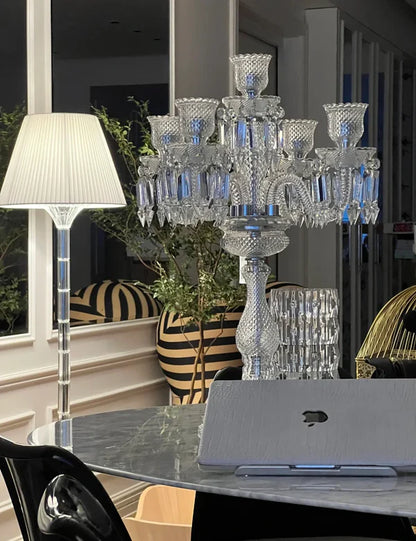 Lampada da terra di lusso con paralume vintage Laurel Premium