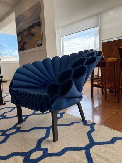 Scandinavian Minimalist Peacock Lounge Chair