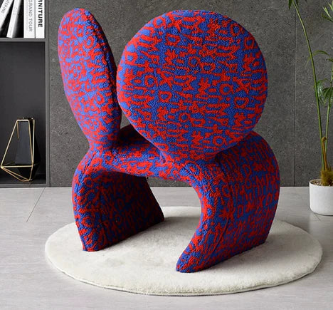 Creative Irregular Teddy Fleece Sofa Chair