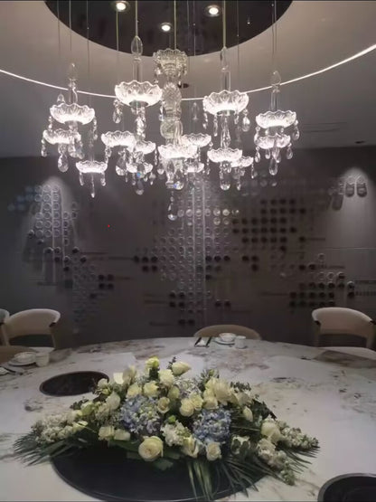 French Light Luxury Crystal Chandelier For Living Room, Dining Room, Bedroom